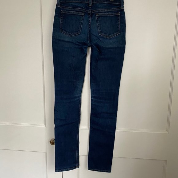 JCrew Women's Reid Straight Jeans - Dark Wash - Picture 2 of 3